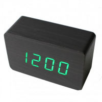 Электронные настольные часы-будильник Led Wood Clock VST-863